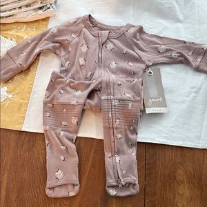 Goumi Grow with you Footie-Mauve